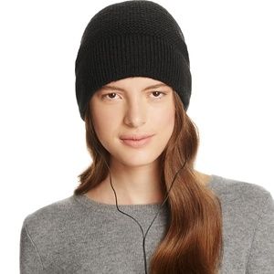 Rebecca Minkoff Beanie with Wired Headphones NEW